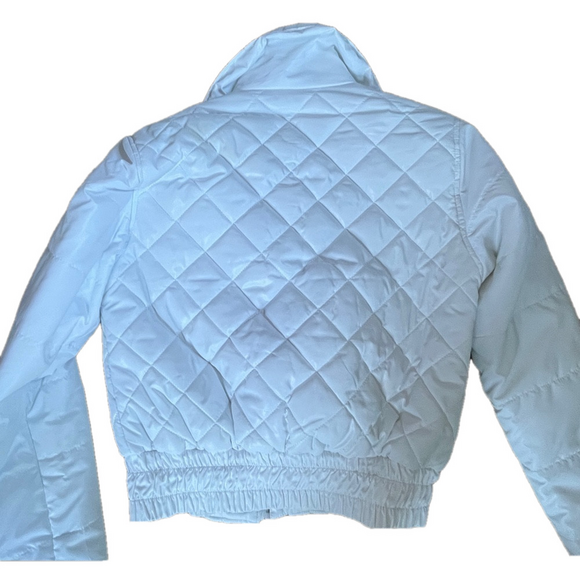 KITSON white lightweight quilted jacket size medium NWOT - Picture 4 of 6